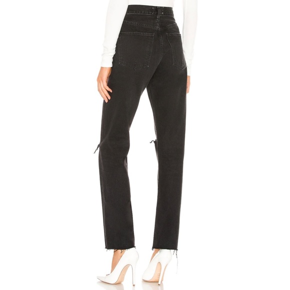 Agolde Cherie High Rise Straight in Distortion - Picture 2 of 5